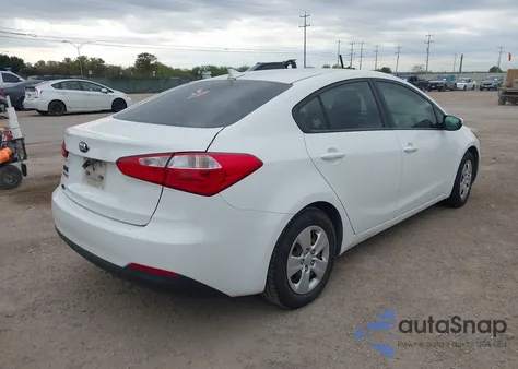 2016 Kia Forte Lx из США, поврежденный, VIN KNAFK4A63G5484190